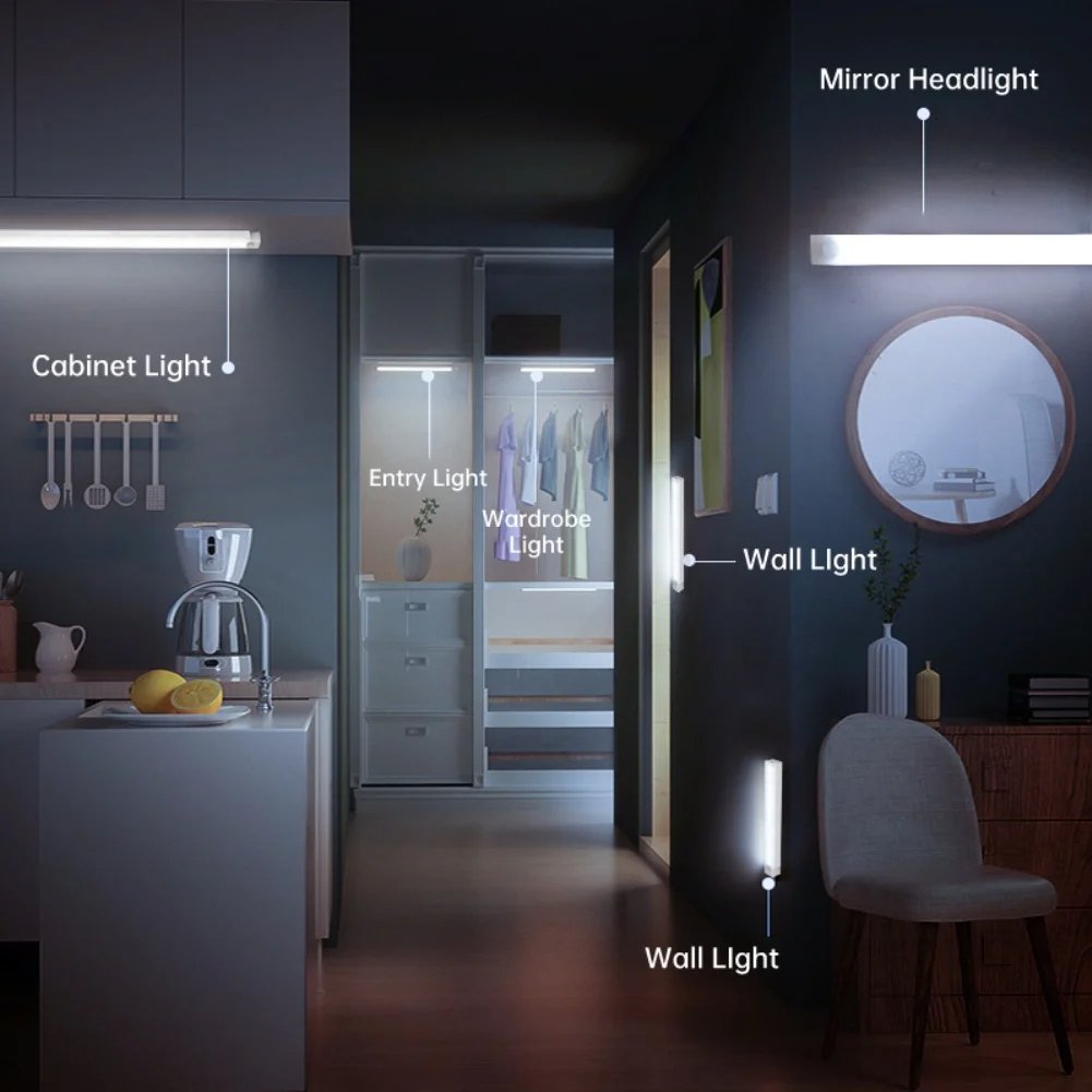 🔥NEW YEAR SALE - Punch-free Smart Sensor Magnetische Oplaadbare LED-lampjes