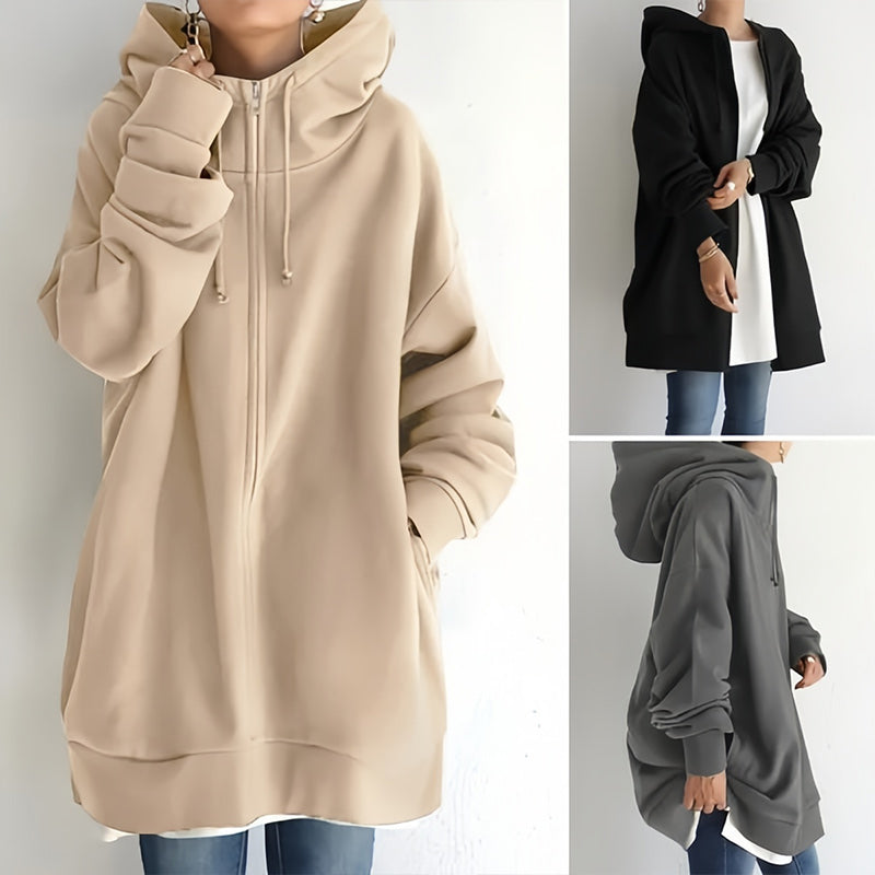 💥Limited Time Offer 50% Aanbieding🔥 Herfst Winter Zipper Hoodie voor dames