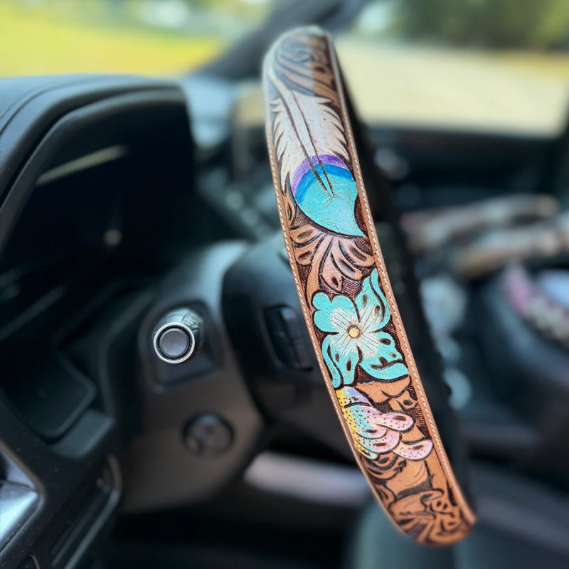 Retro Westerse Cowboy Auto Universele Stuurwielhoes