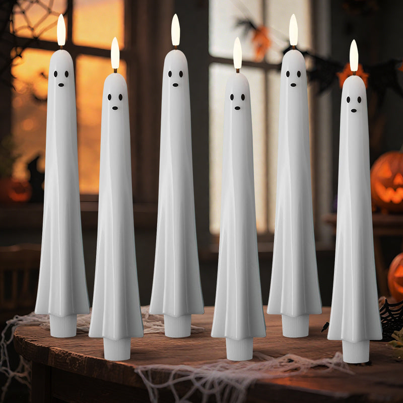 🎃👻 Op afstand bediend spooklampje met 3D brandende lont 👻🎃