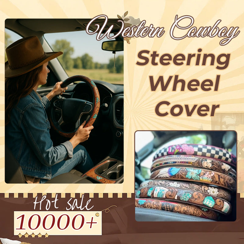 Retro Westerse Cowboy Auto Universele Stuurwielhoes