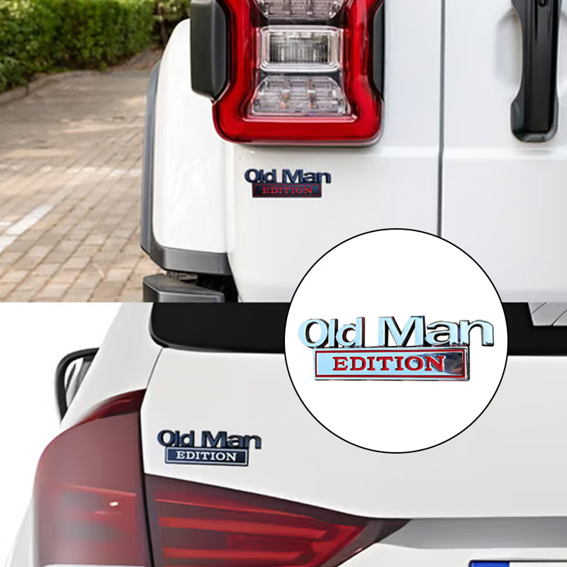 Autokaarten voor senioren/Old Man Edition auto embleem