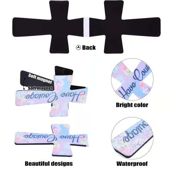 📖Magnetische kruis boekenleggers - Perfect cadeau voor bijbelstudies, leraren & studenten 🌸✝️