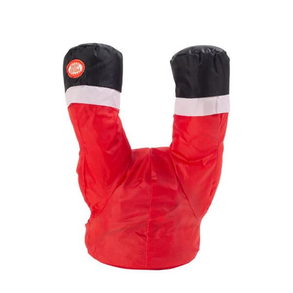 Vallende rendieren en kerstmannen
