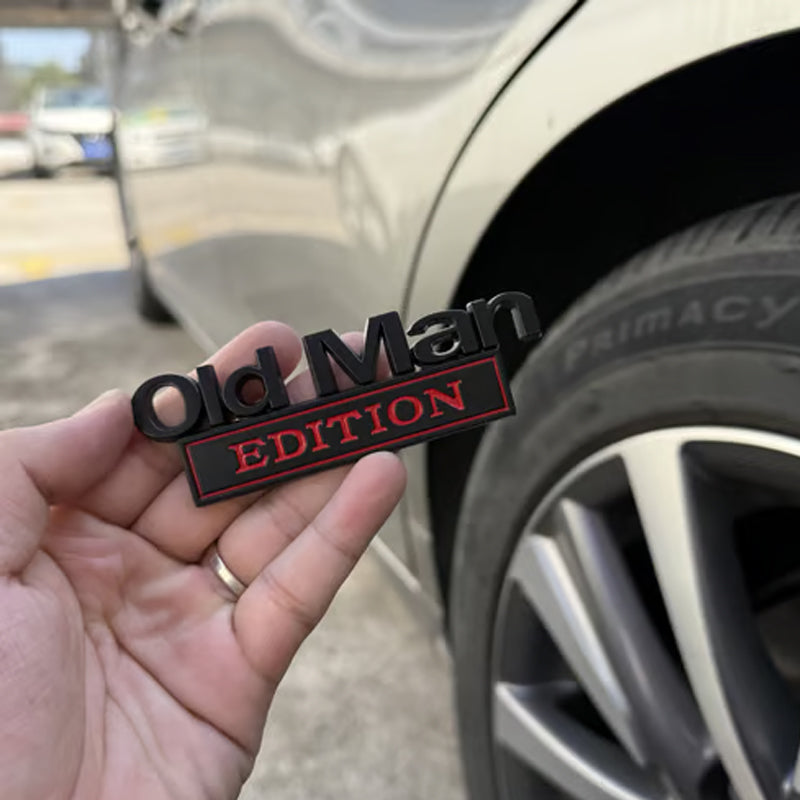 Autokaarten voor senioren/Old Man Edition auto embleem