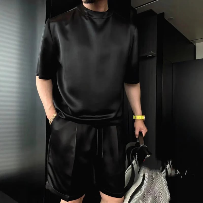 🔥Effen Top En Korte Broek, Tweedelig Setje