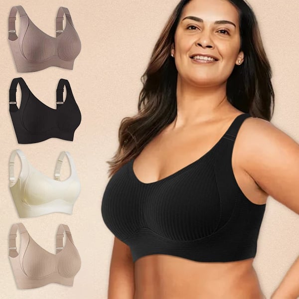 ⏳Speciale wekelijkse aanbieding voor een beperkte periode🎁Push-up bh met lint voor dames met verstelbare gebogen bandjes