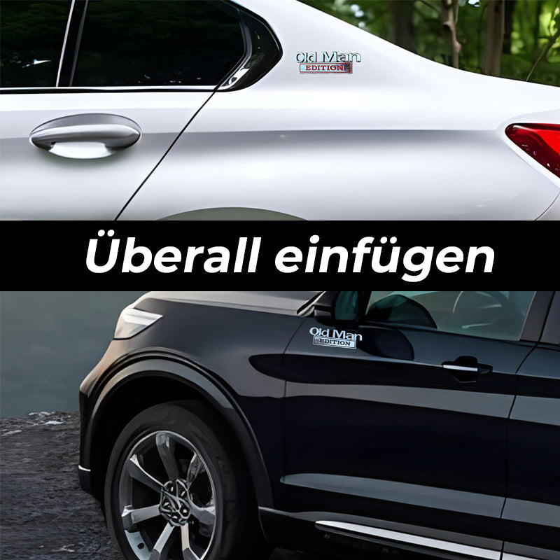 Autokaarten voor senioren/Old Man Edition auto embleem