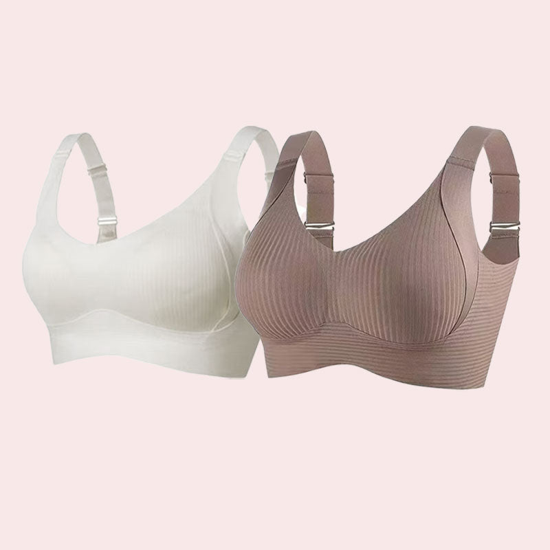 ⏳Speciale wekelijkse aanbieding voor een beperkte periode🎁Push-up bh met lint voor dames met verstelbare gebogen bandjes