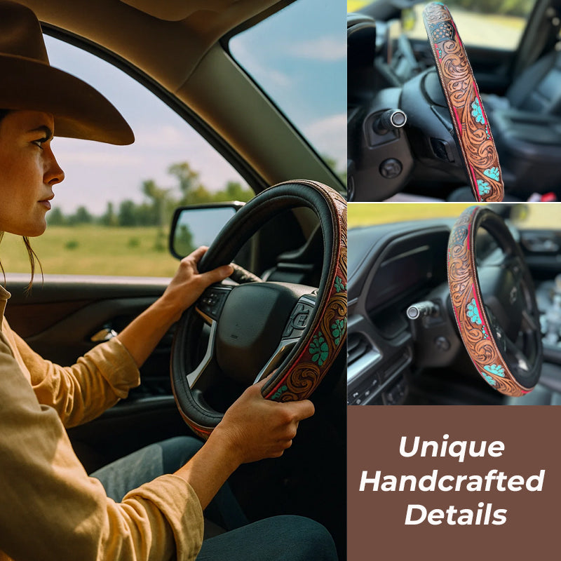 Retro Westerse Cowboy Auto Universele Stuurwielhoes