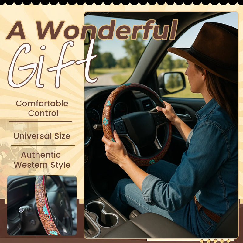 Retro Westerse Cowboy Auto Universele Stuurwielhoes