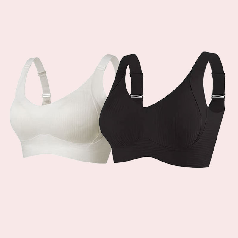 ⏳Speciale wekelijkse aanbieding voor een beperkte periode🎁Push-up bh met lint voor dames met verstelbare gebogen bandjes