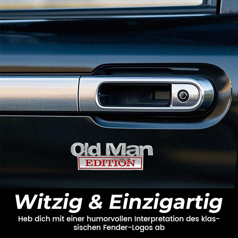 Autokaarten voor senioren/Old Man Edition auto embleem