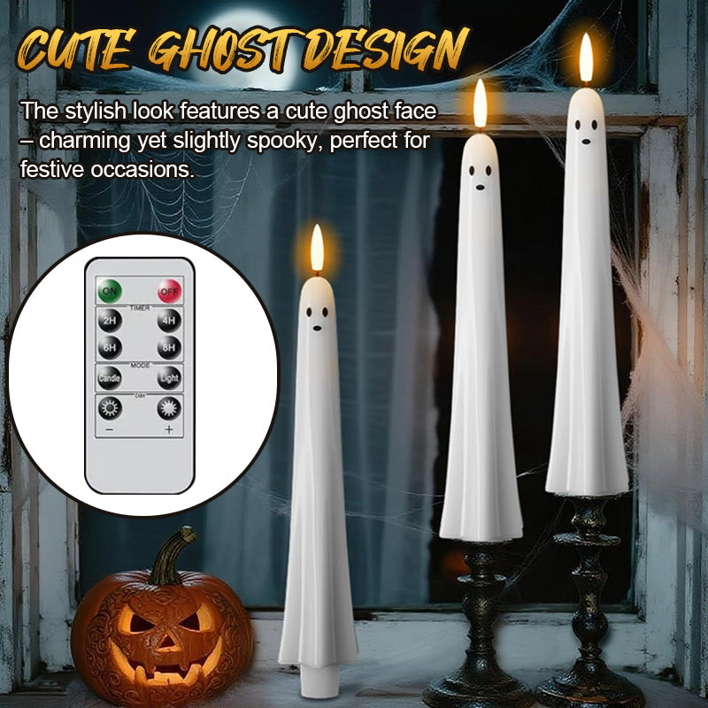 🎃👻 Op afstand bediend spooklampje met 3D brandende lont 👻🎃