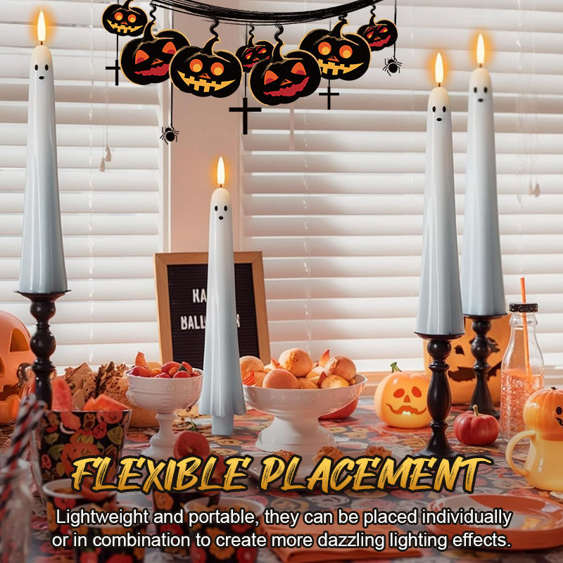 🎃👻 Op afstand bediend spooklampje met 3D brandende lont 👻🎃