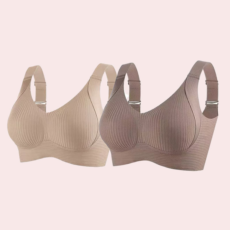 ⏳Speciale wekelijkse aanbieding voor een beperkte periode🎁Push-up bh met lint voor dames met verstelbare gebogen bandjes