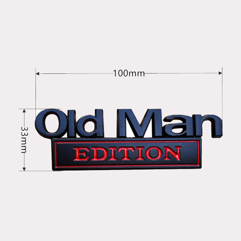 Autokaarten voor senioren/Old Man Edition auto embleem