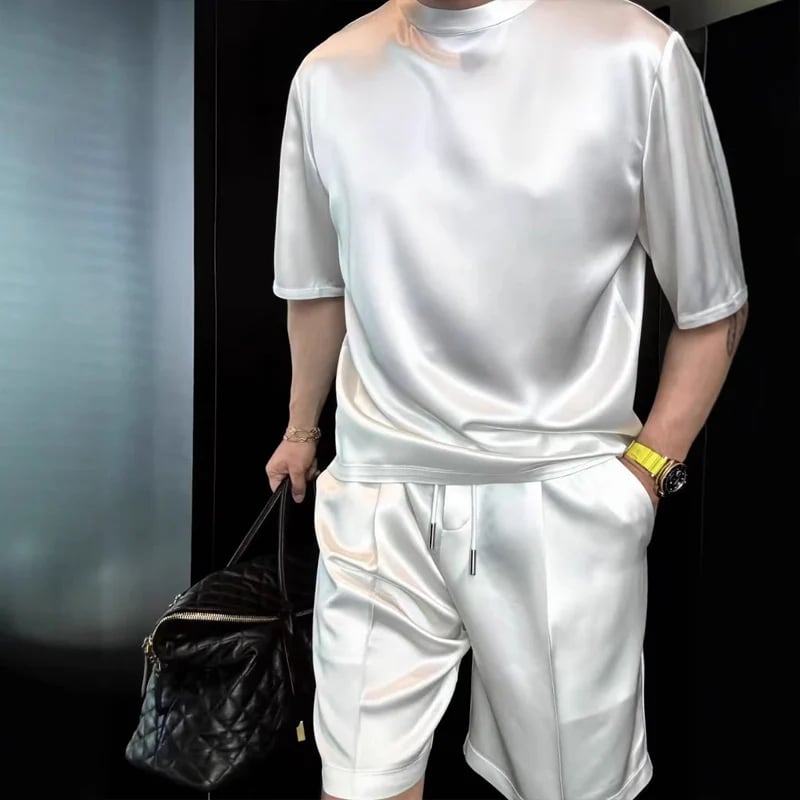 🔥Effen Top En Korte Broek, Tweedelig Setje