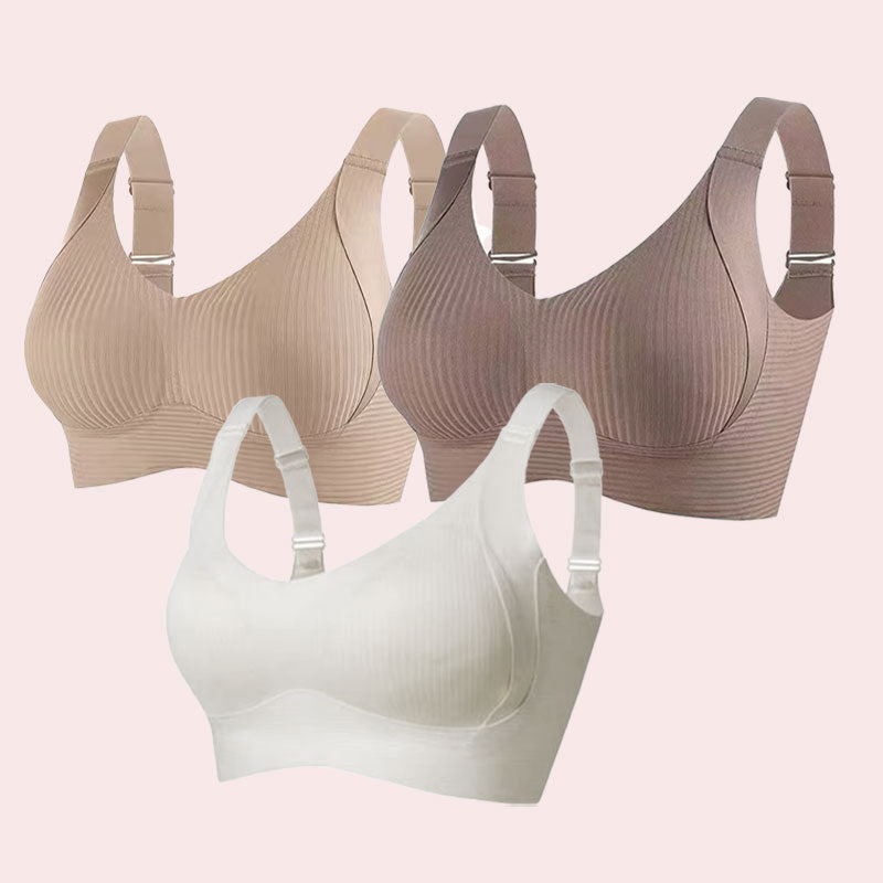 ⏳Speciale wekelijkse aanbieding voor een beperkte periode🎁Push-up bh met lint voor dames met verstelbare gebogen bandjes