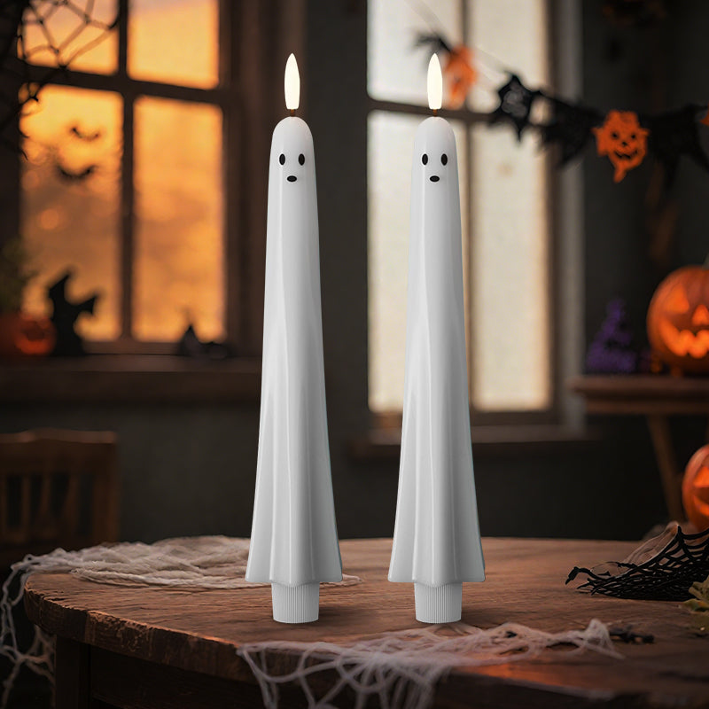 🎃👻 Op afstand bediend spooklampje met 3D brandende lont 👻🎃