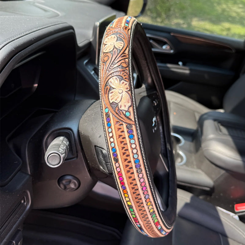 Retro Westerse Cowboy Auto Universele Stuurwielhoes