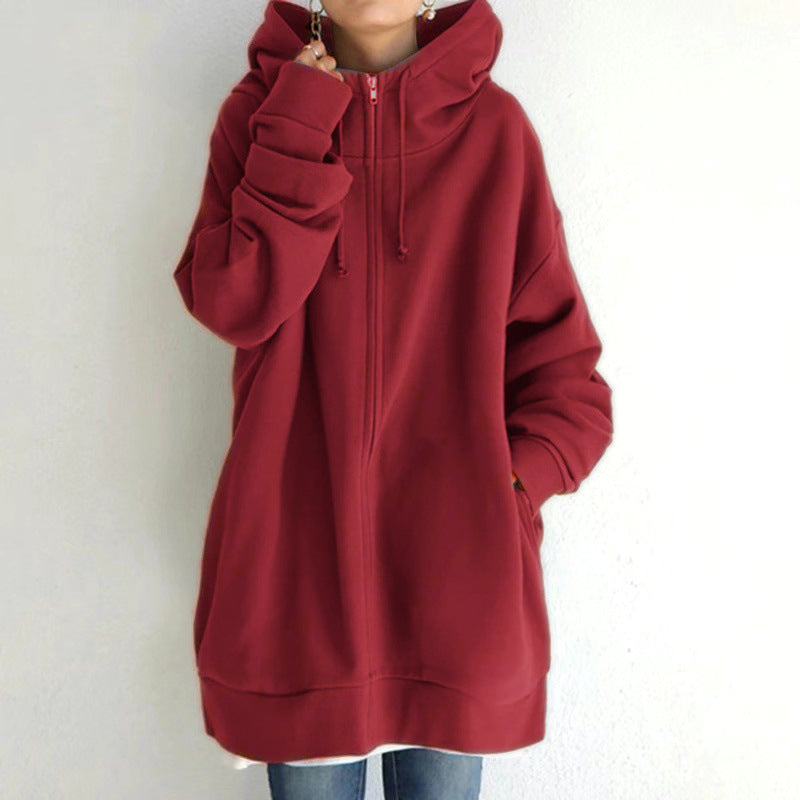 💥Limited Time Offer 50% Aanbieding🔥 Herfst Winter Zipper Hoodie voor dames