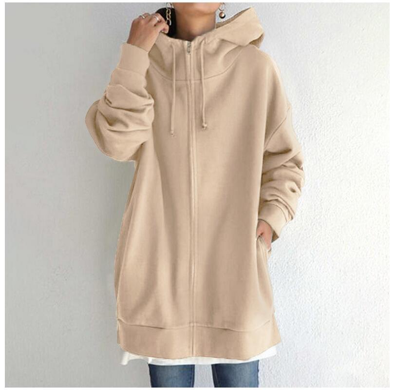 💥Limited Time Offer 50% Aanbieding🔥 Herfst Winter Zipper Hoodie voor dames