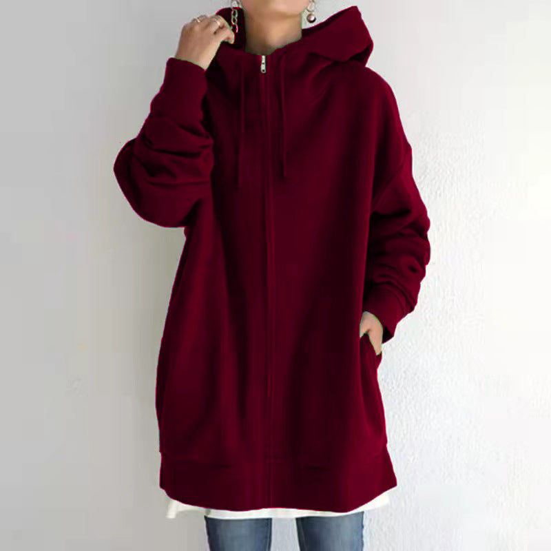 💥Limited Time Offer 50% Aanbieding🔥 Herfst Winter Zipper Hoodie voor dames