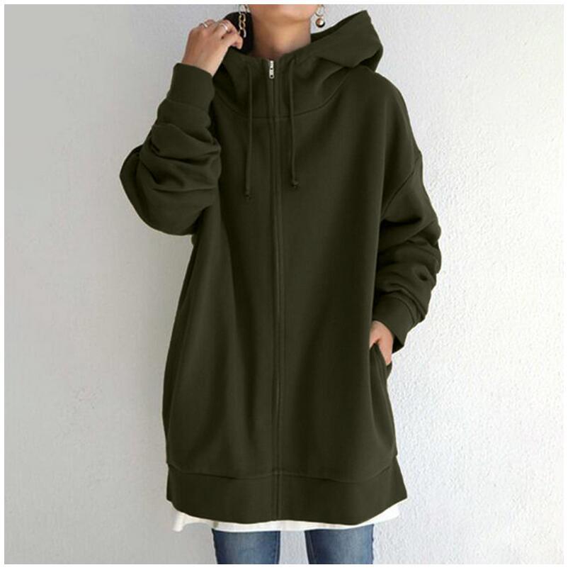 💥Limited Time Offer 50% Aanbieding🔥 Herfst Winter Zipper Hoodie voor dames