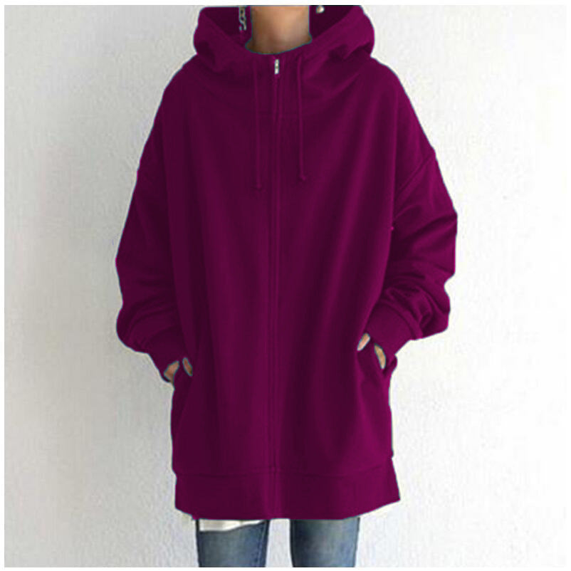 💥Limited Time Offer 50% Aanbieding🔥 Herfst Winter Zipper Hoodie voor dames