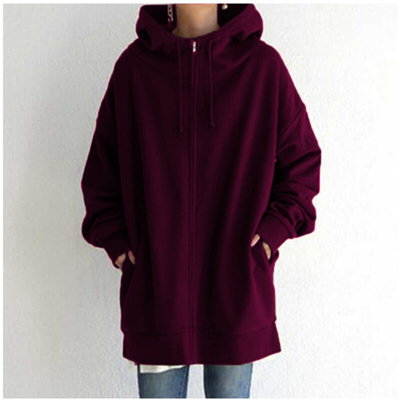 💥Limited Time Offer 50% Aanbieding🔥 Herfst Winter Zipper Hoodie voor dames