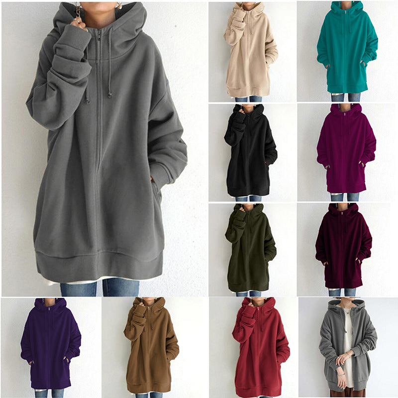 💥Limited Time Offer 50% Aanbieding🔥 Herfst Winter Zipper Hoodie voor dames