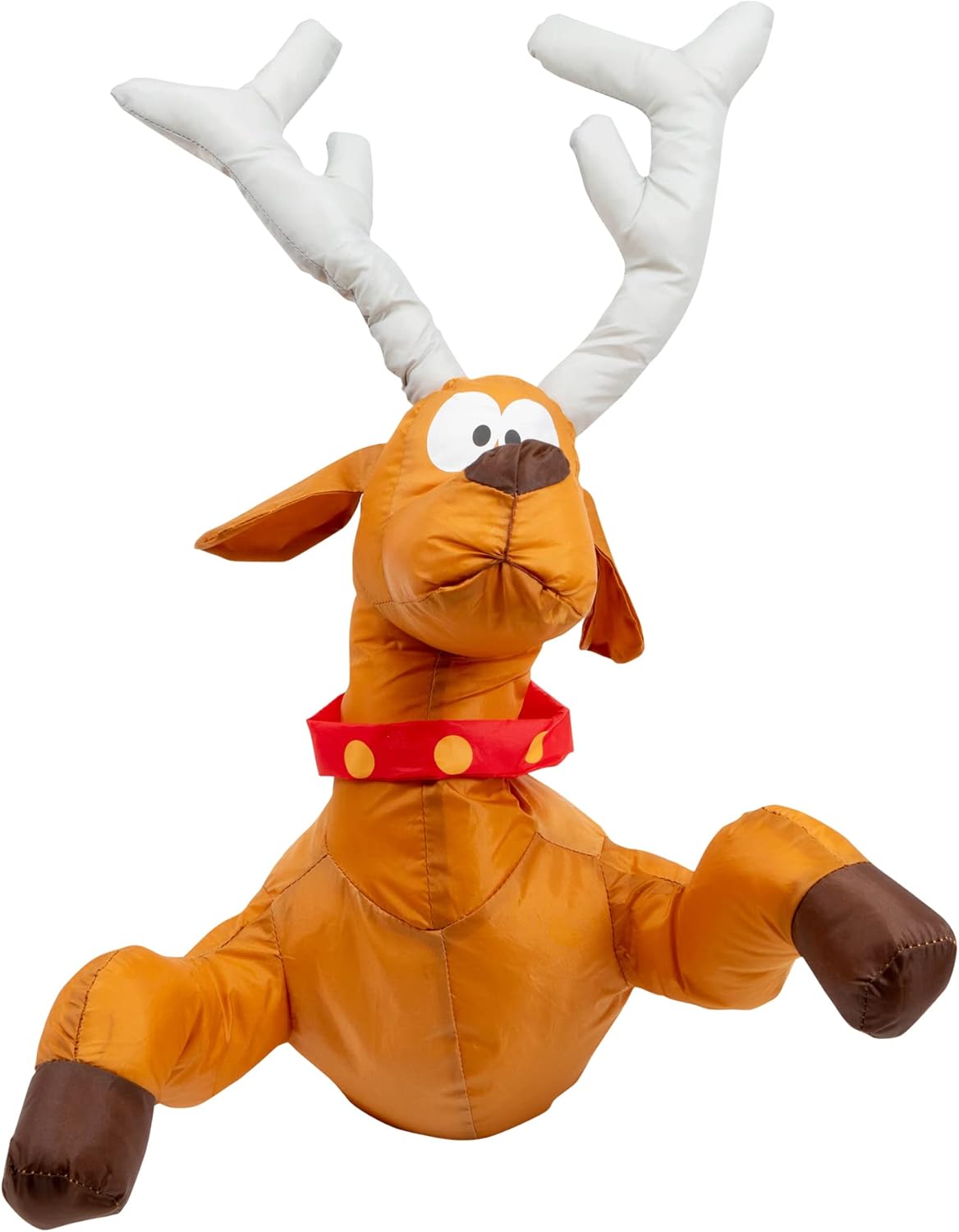Vallende rendieren en kerstmannen