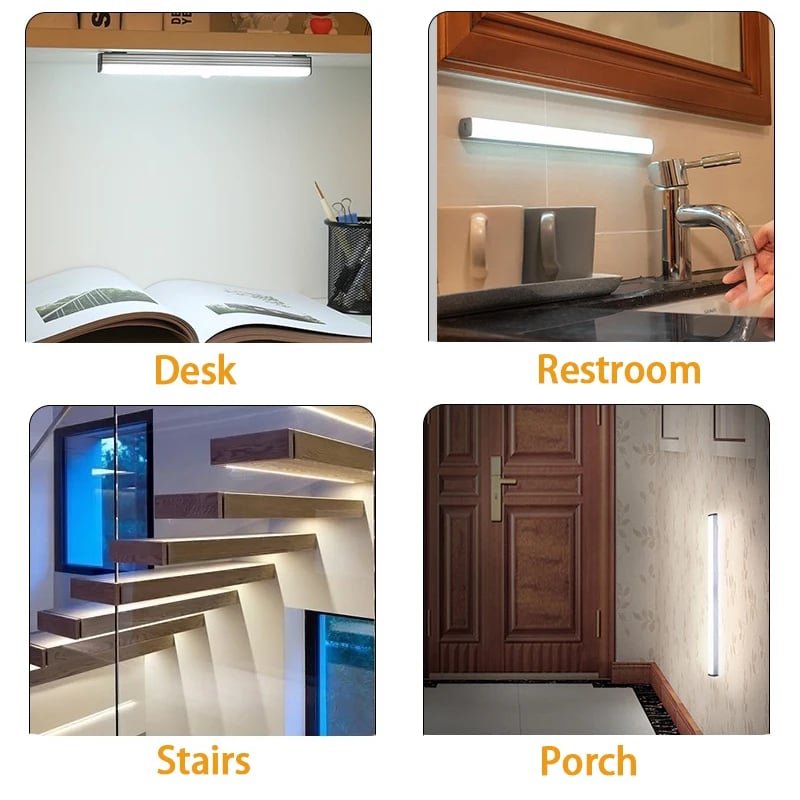 🔥NEW YEAR SALE - Punch-free Smart Sensor Magnetische Oplaadbare LED-lampjes