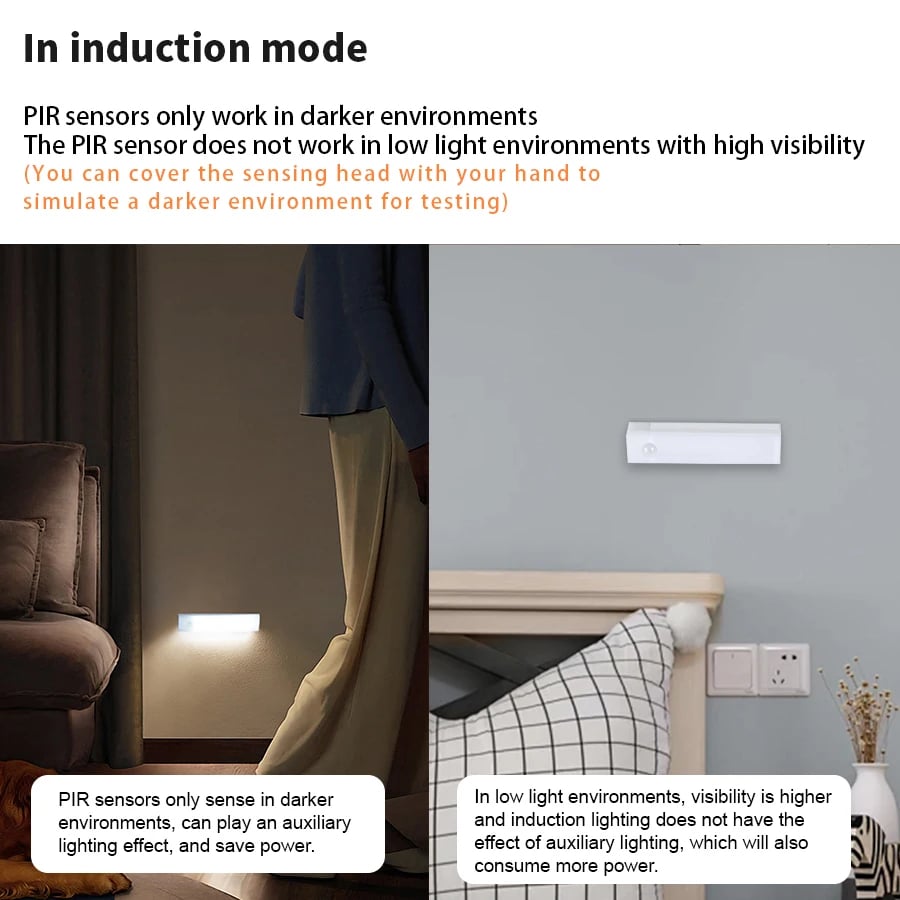 🔥NEW YEAR SALE - Punch-free Smart Sensor Magnetische Oplaadbare LED-lampjes