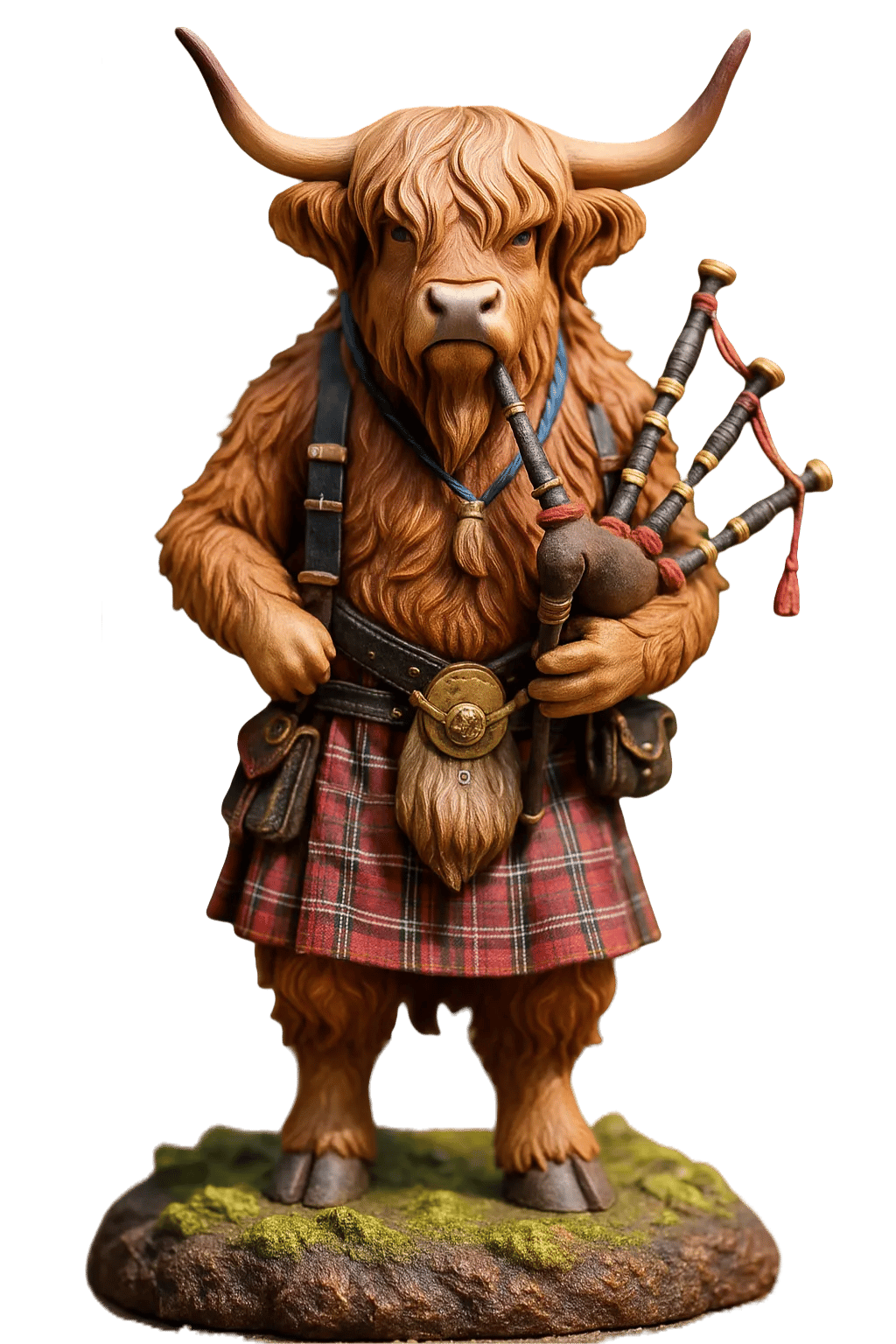 🐮Highland Cow adventskalender 2025🎄✨ - 3D handgemaakte Highland Cow pop (24 stuks)