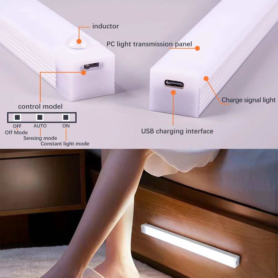 🔥NEW YEAR SALE - Punch-free Smart Sensor Magnetische Oplaadbare LED-lampjes