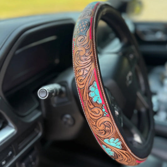 Retro Westerse Cowboy Auto Universele Stuurwielhoes