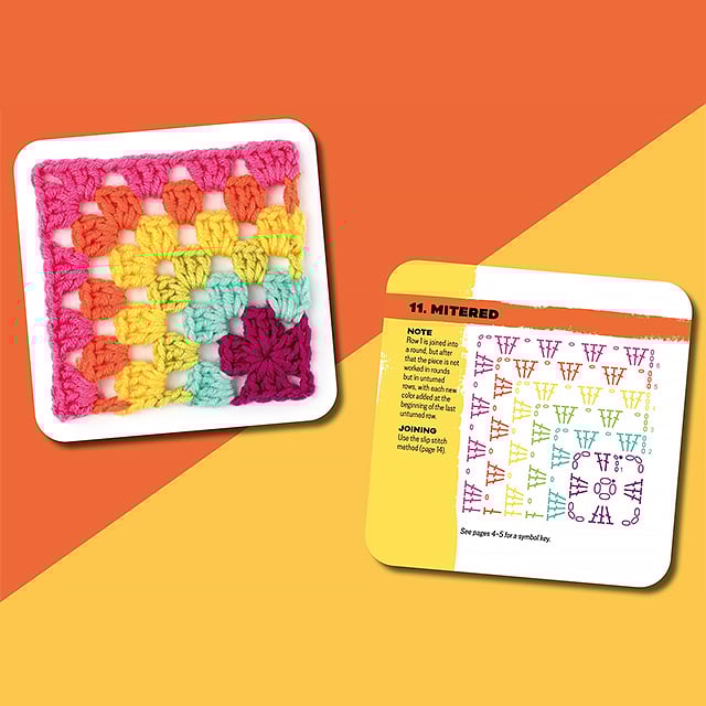 [50 miks og match design]The Granny Square Card Deck/De Granny Square Card Deck, breipatroonset