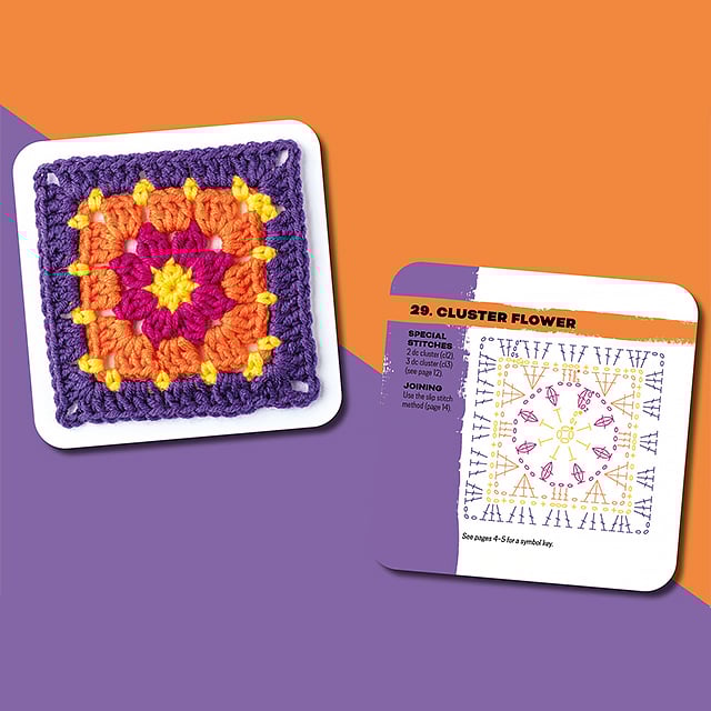 [50 miks og match design]The Granny Square Card Deck/De Granny Square Card Deck, breipatroonset