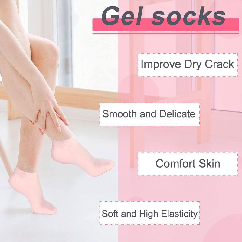 💥Köp 2 få 1 gratis-Exfolierande silikonstrandstrumpor - Föryngra dina fötter! 👣💕