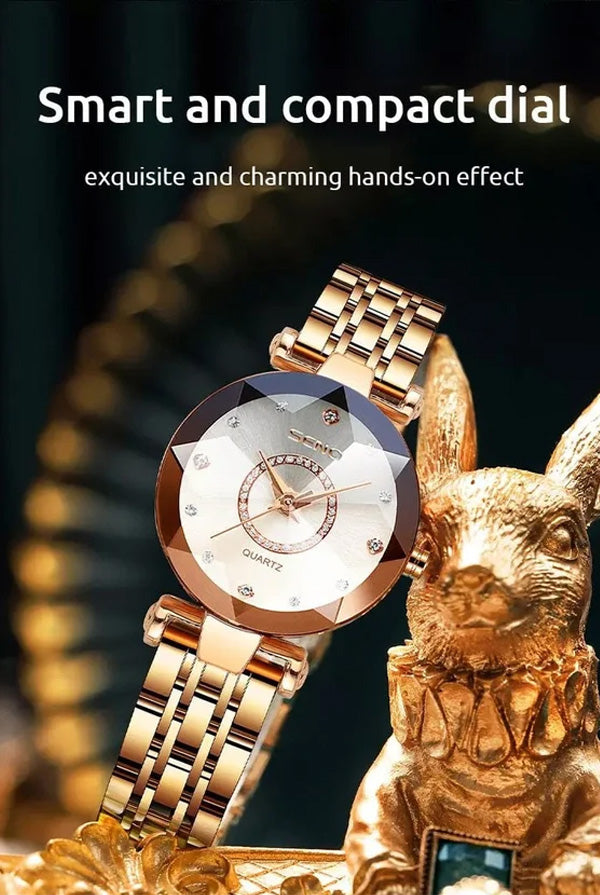 💖Starry roestvrijstalen dameshorloge🎁