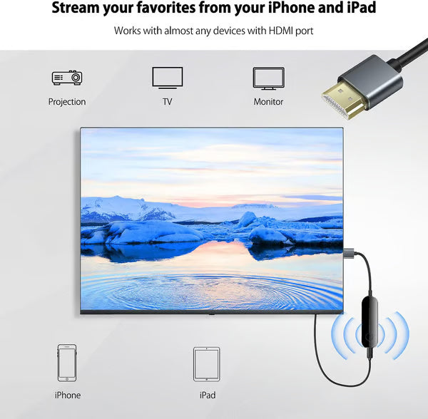 iShare iOS draadloze HDMI-beeldschermadapter