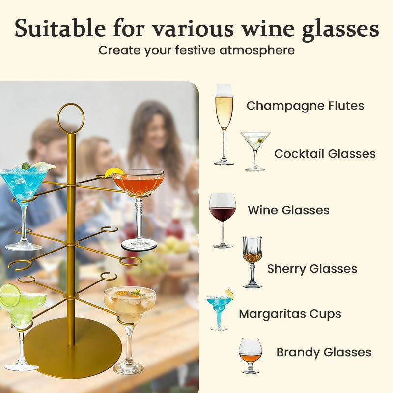 Feestelijke displaystandaard met meerdere niveaus