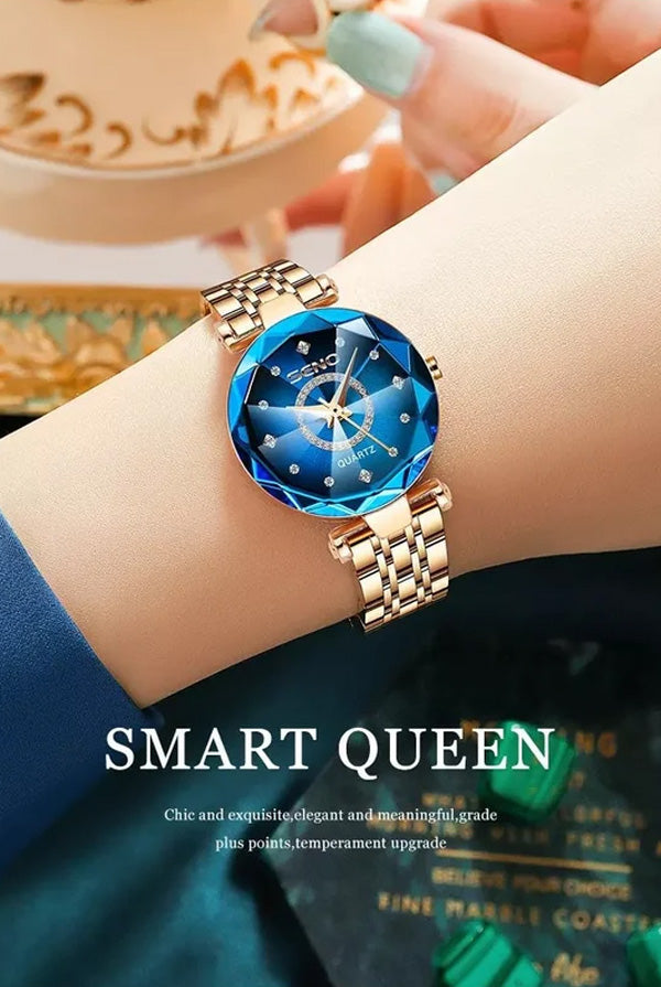 💖Starry roestvrijstalen dameshorloge🎁