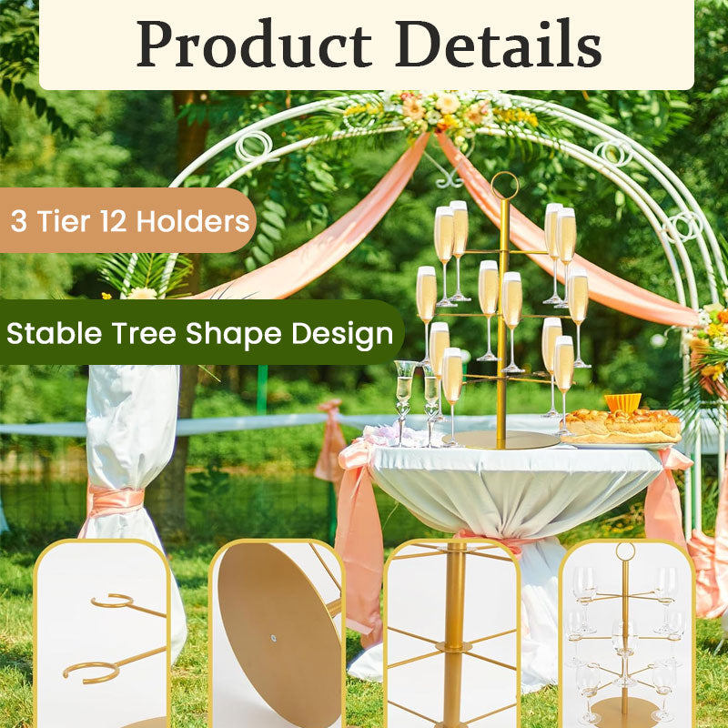 Feestelijke displaystandaard met meerdere niveaus