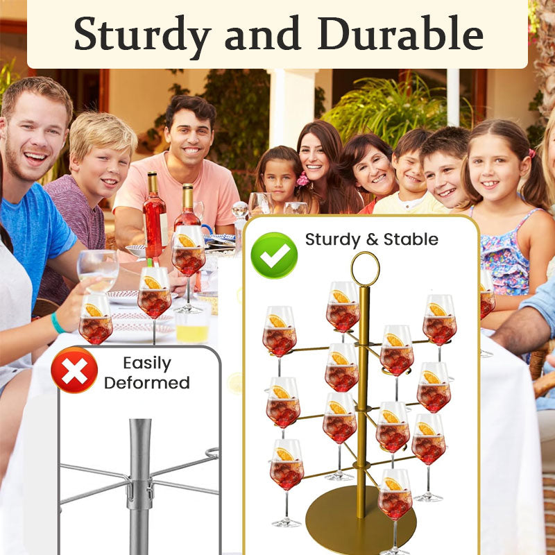 Feestelijke displaystandaard met meerdere niveaus