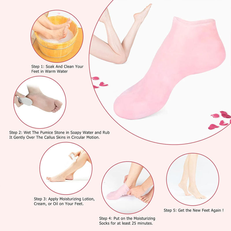 💥Köp 2 få 1 gratis-Exfolierande silikonstrandstrumpor - Föryngra dina fötter! 👣💕