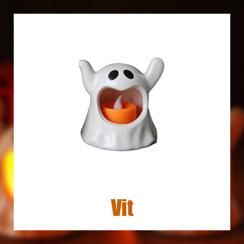 Halloween Dekoration Led Elektronisk Svart Och Vitt Spökljus