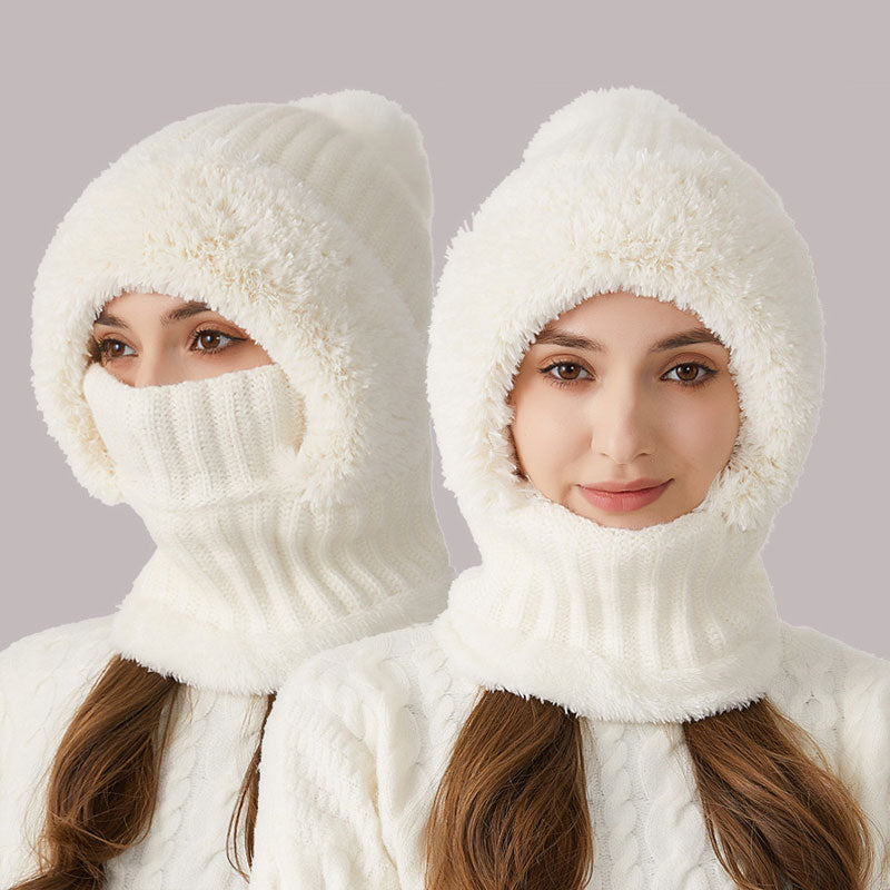 ❄️ 3-in-1 dikke pluche wintermuts🧣